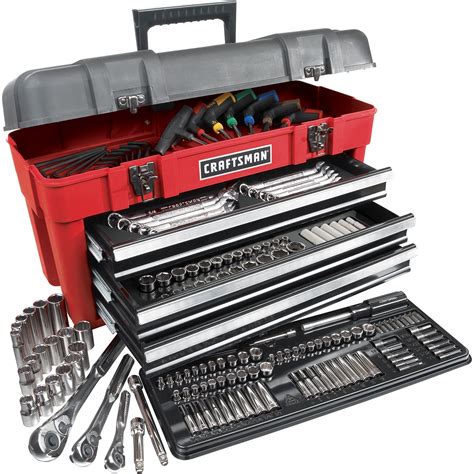 mechanics tool set with metal hand box|mechanics tool set clearance.